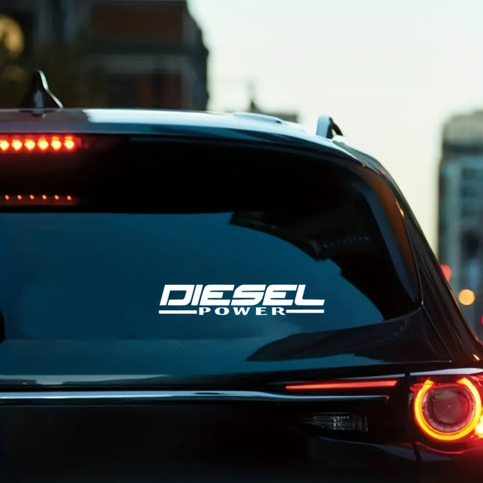 Diesel Power Vinyl Decal Sticker  Waterproof Durable Auto Decor for Car Bumper Laptop  Easy to Apply CartoonLetter Design Choose Your Size