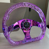JDM 13 Neo Chrome Drift Monster Acrylic Steering Wheel