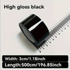Glossy Black Car Door Edge Protector Tape  Waterproof  ScratchResistant