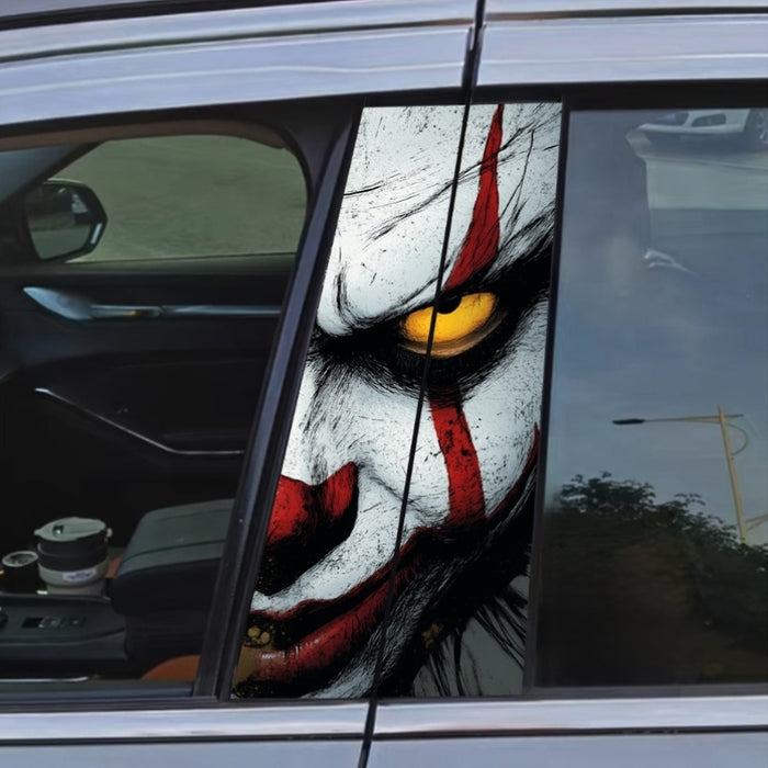 2pcs Vinyl Car BPillar Stickers  EyeCatching Anime  Skull Designs Durable SelfAdhesive with SemiMatte Finish for Vehicles  Perfect for Adding a Unique Touch to Your Car or Motorcycle
