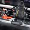 Carbon Fiber Pattern Racing Seat Shaped Car Phone Bracket GPS Bracket Support For Different Phone Models Car Air Vent Universal Smartphone Bracket