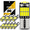 Set of 10 LED T10 W5W 194 501 Canbus Interior Lights with No Errors Featuring 26 SMD 4014 Chips in Pure White for Car Dashboard Roof Reading License Plate And Parking Bulbs