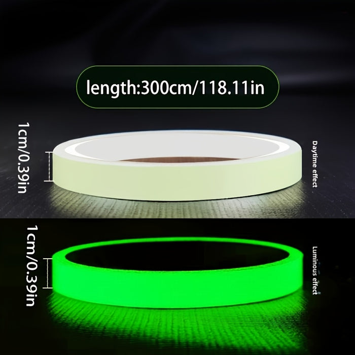 GlowinDark Safety Tape Neon OrangeGreen Adhesive Strips