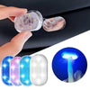 2pcs Car Interior Ceiling Light Finger Touch Sensor Mini LED Reading Light Car Roof Magnet USB Charging Atmosphere LightCabinet LightNight Light Multiple Scenes Use