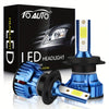 TOAUTO 72W 20000LM Cool White LED Headlights