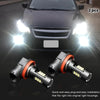 2pcs H11 H8 H9 LED Fog Light Bulbs Auto Car Driving Lamp 6000K Super White DRL Lamp