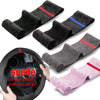 HandStitched Steering Wheel Cover  GenuineLook PU Leather Steering Wheel Protector with Red Thread Design NonSlip Grip  Fit for Trucks SUVs No Inner Ring Steering Wheel Compatible  SweatAbsorbing Car