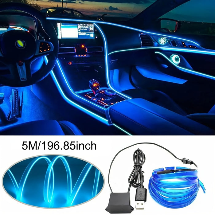 Flexible USB LED Neon Lights DIY CarParty Atmosphere