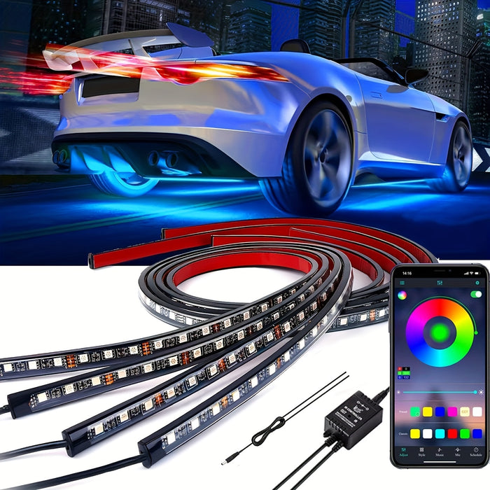 Neon LED Car Underglow Kit 16 Million Colors App Control