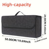 Grey Folding Car Trunk Felt Storage Organizer