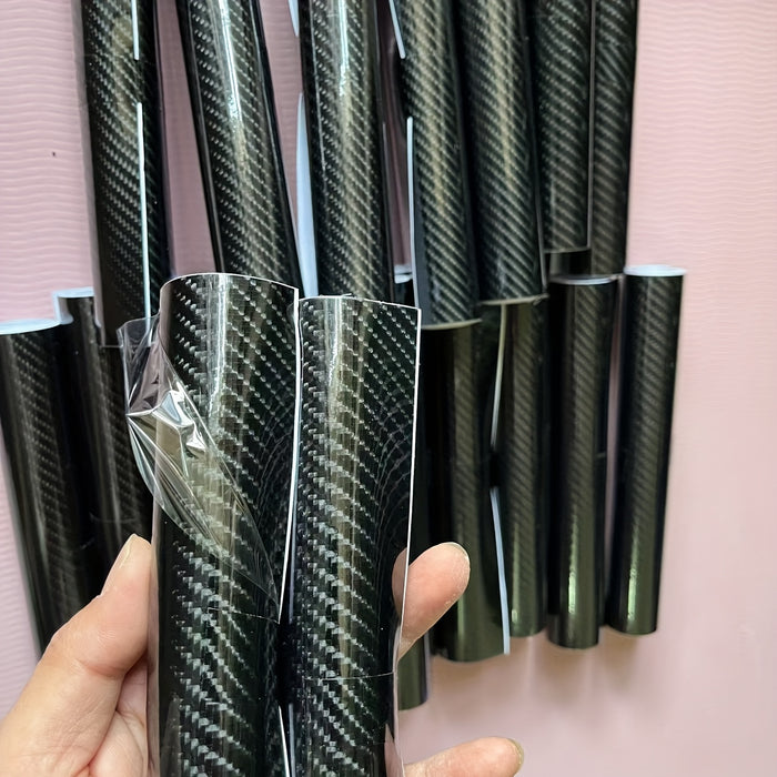 Glossy 6D Carbon Fiber Wrap DIY Vehicle Vinyl Sticker