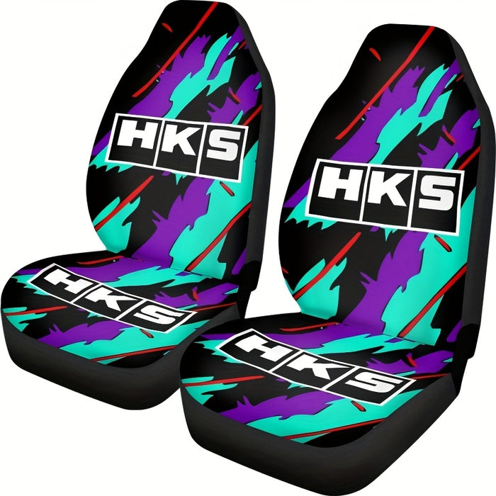 HKS Pattern Seat Covers Stylish Durable Universal Fit