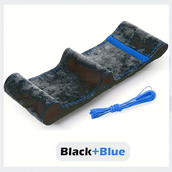 HandStitched Faux Leather Steering Wheel Cover  Retro Comfort